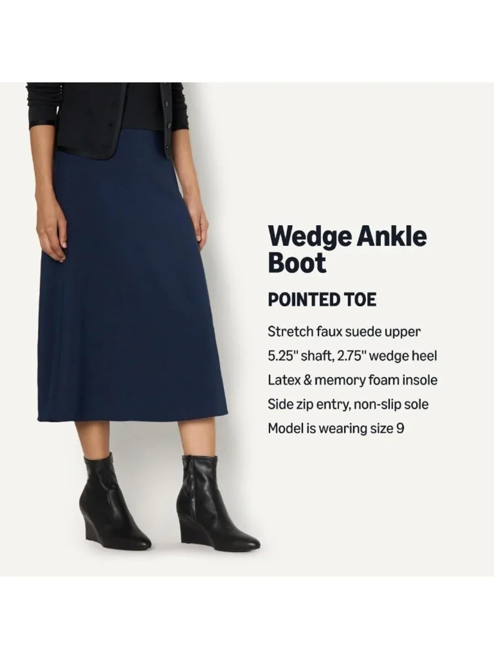 Stylish Women's Wedge Ankle Boots - Comfortable, Chic Footwear for Every